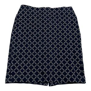 Women's Talbots Blue Pencil Skirt Size 2 Petite